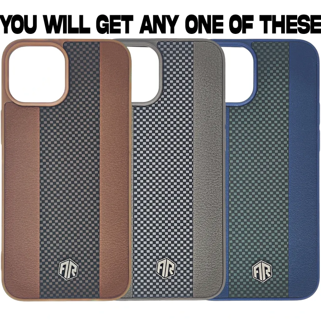 iPhone 13 Mini FR Dubble Tune Luxury Leather Feel Mobile Back Case