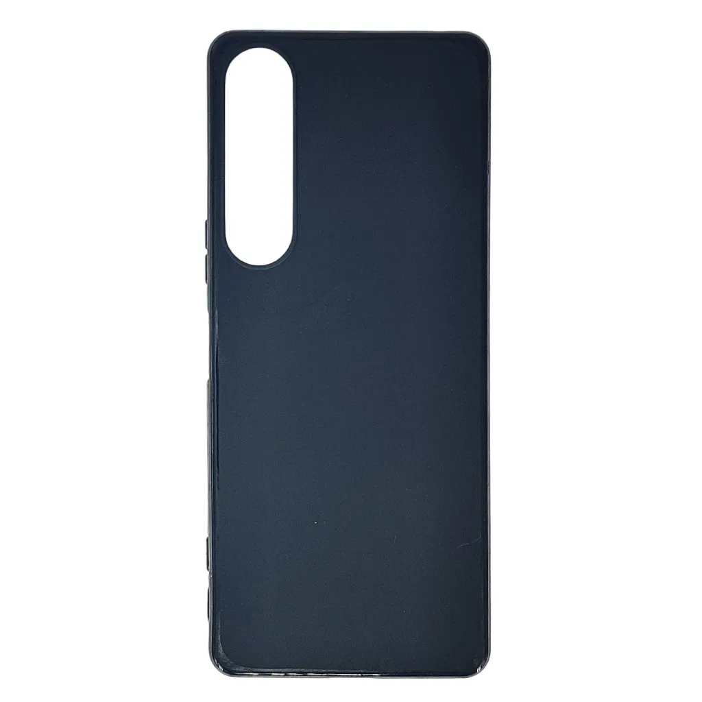 [PO14BXPR1MRKIV-1-2] Sony Xperia 1 Mark iv Matte Soft Silicone Paper Back Case (Black)