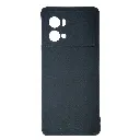iQOO 9 Pro Matte Soft Silicone Paper Back Case (Black)