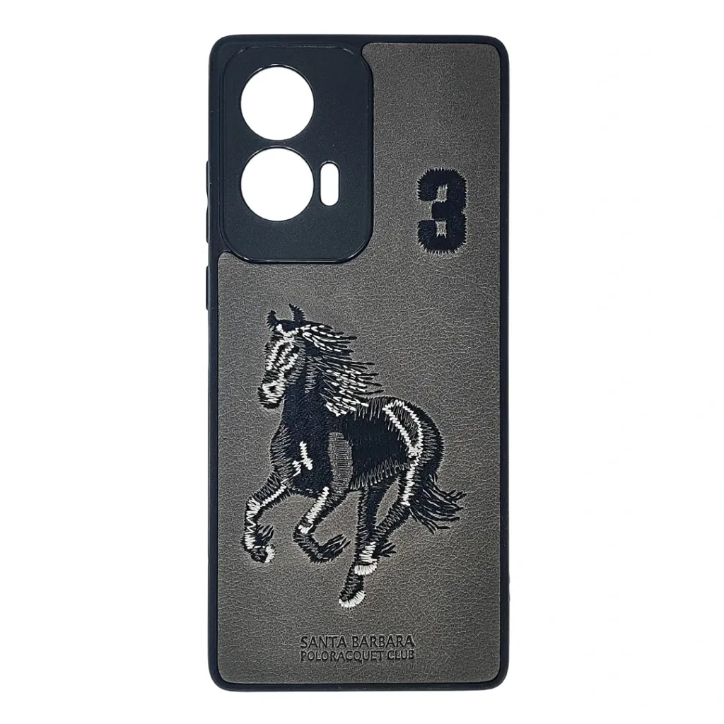 Motorola Moto Edge 50 Fusion Santa Barbara Polo Back Case (Gray)
