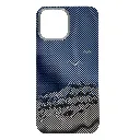 iPhone 13 Pro Max Carbon Fiber Tactile Woven Armid Fiber Pattern distinic geometric iC Magsafe Compatible and includes a built-in Camera bazel for lens Protection Back Case (Gray)