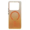 Infinix Zero 30 4G Frosted Matte With MageSafe Logo Mobile Back Case (Orange)