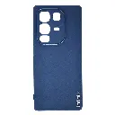 Infinix Note 50 Pro 4G|Note 50 4G Branded indicating Logo Soft Silicone Matte Paper Back Case (Blue)