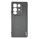 Infinix Note 50 Pro 4G|Note 50 4G Branded indicating Logo Soft Silicone Matte Paper Back Case (Natural Titanium)