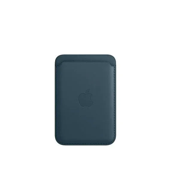 Apple Premium Leather Wallet with MagSafe for iPhone|Comptible Devices Premium Wallet (Zinc)