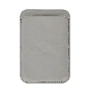 Apple Premium Leather Wallet with MagSafe for iPhone|Comptible Devices Premium Wallet (Titanium)