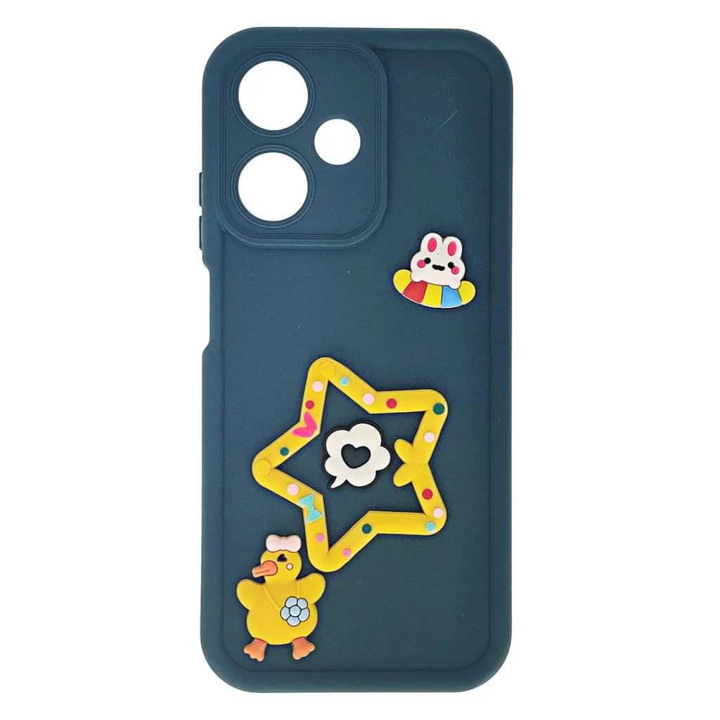 [PO51BIHOT30PY-40-11] Infinix Hot 30 Play This is a 3D Cartoon Silicone Phone Case (Green)
