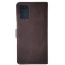 Samsung Galaxy A03s|A02s NMT Premium Luxuary Leather Book Case (Dark Brown)