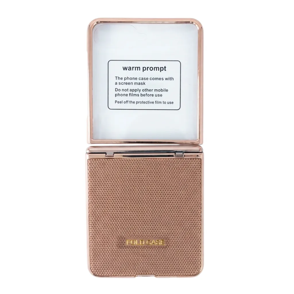 [PO33BSZFLD4-4] Samsung Galaxy Z Fold 4 5G Faux PU Leather Textured Finish with a contrasting diagonal Design Back Case