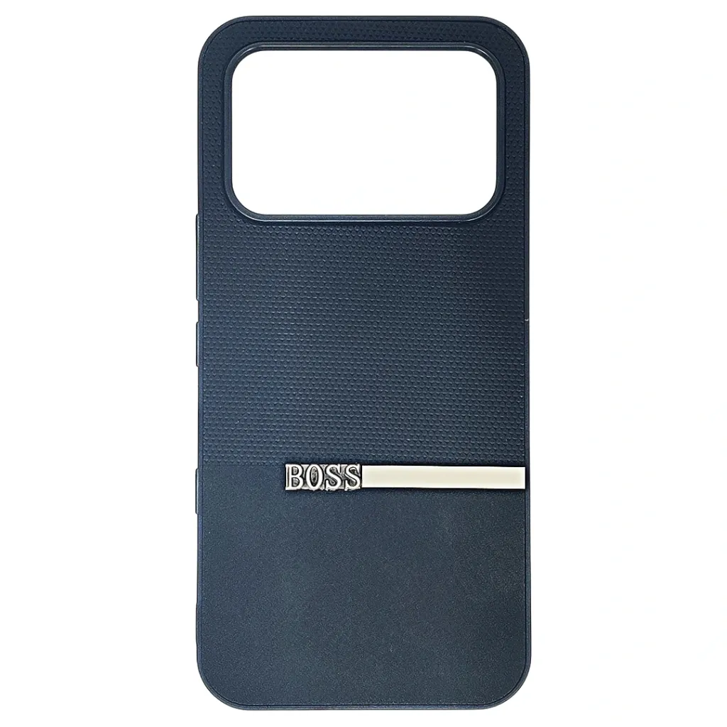 [PO32BINOT60EDG-45-2] Infinix Note 60 Edge 5G|Note Edge The Boss Protective a Unique Two-Tone Dual-Leather Textured design Back Case (Black)