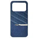 Infinix Note 60 Edge 5G|Note Edge The Boss Protective a Unique Two-Tone Dual-Leather Textured design Back Case (Blue)