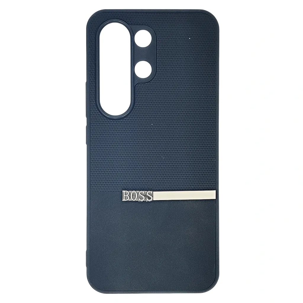 Itel S26 Ultra The Boss protective a unique two-tone dual-textured design back case (Black)