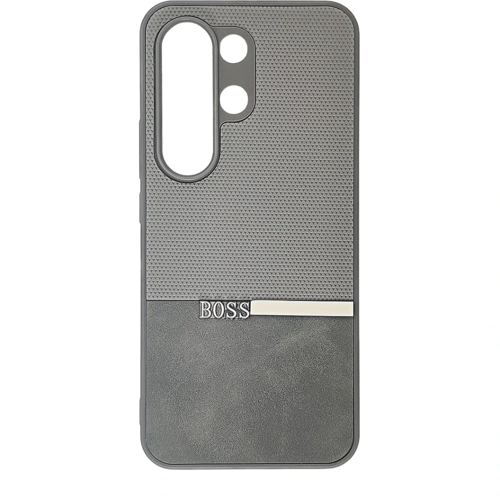 Itel S26 Ultra The Boss protective a unique two-tone dual-textured design back case (Gray)