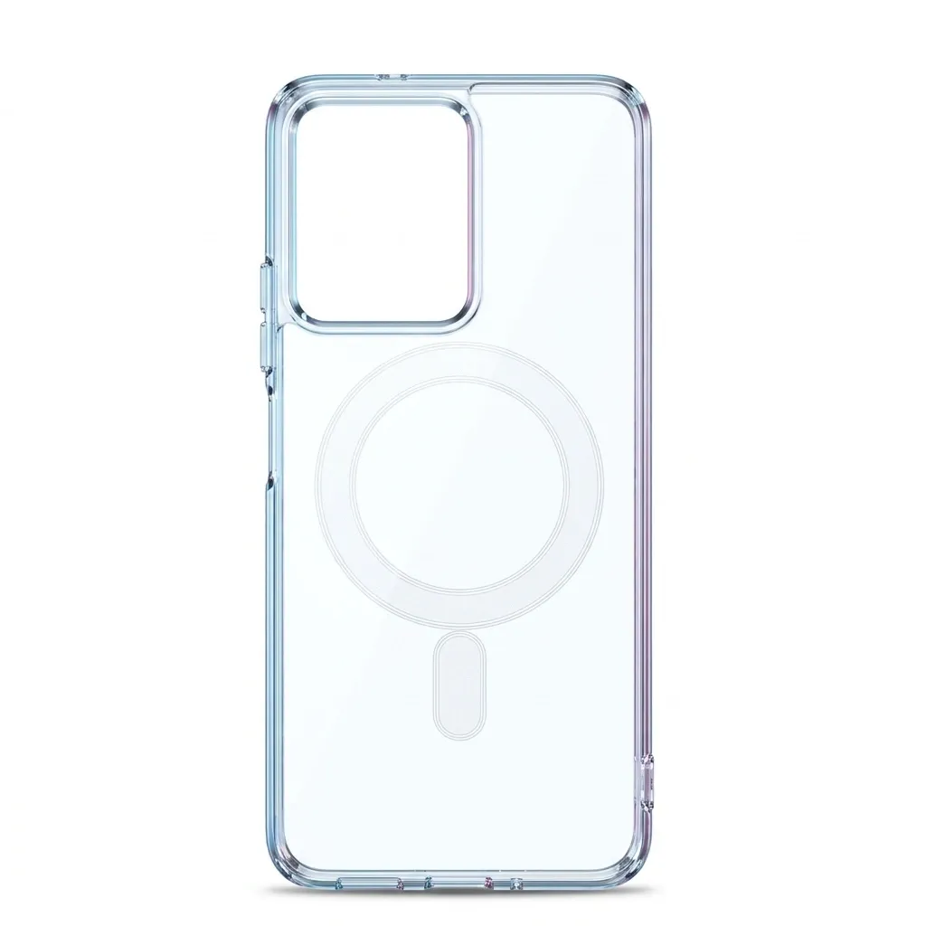 [PO7BMINOT12-11] Xiaomi Redmi Note 12 4G Magnetic Magsafe Wirelees Transparent Back Case