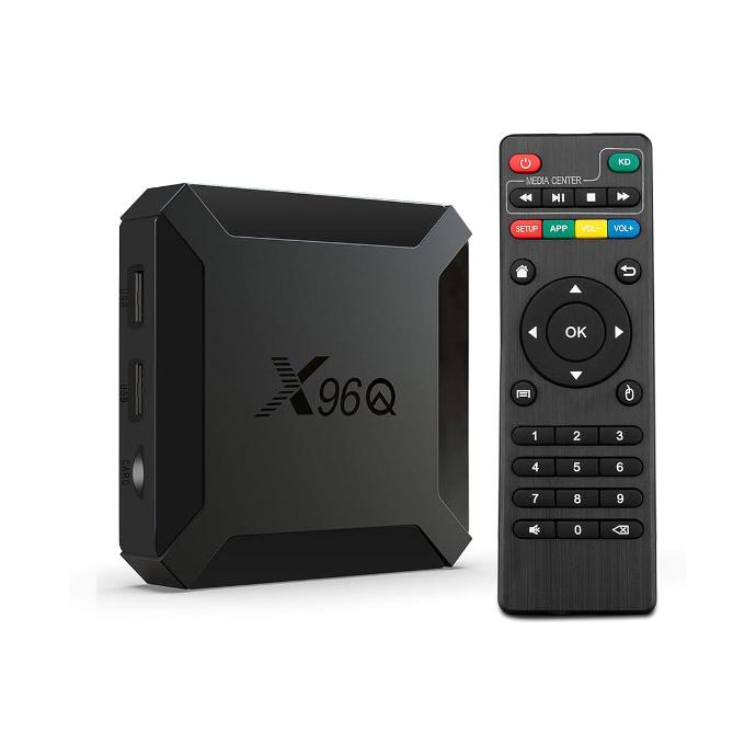 [AB4G64GLM-1] X96Q Android Box - 8GB RAM, 128GB Storage Streaming Device"
