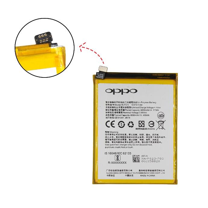 Oppo F3 Plus Battery - BT F3PL-4 Premium Replacement Power