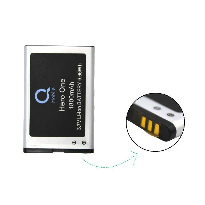 Q Mobile Hero 1 Battery BT-QHR1-4 - Reliable 2500mAh Power Source