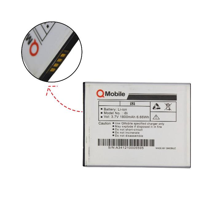 [BT QI8I-4] Q Mobile I8I Battery - Reliable Power & Performance