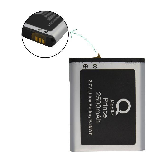 [BT QPRiNCE-4] Q Mobile Noir Prince Battery