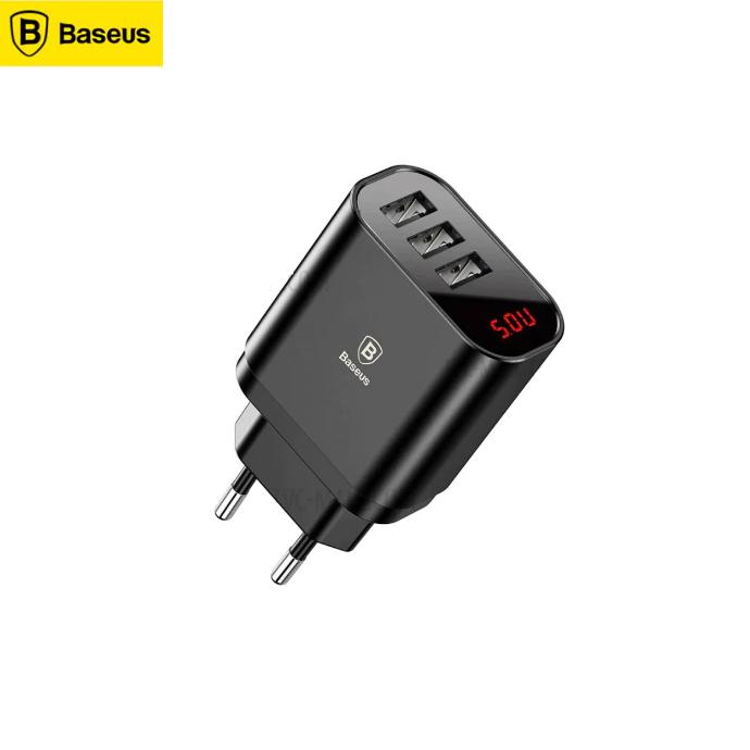 Baseus Qualcomm Charging Adapter 3 USB Ports - Fast & Versatile