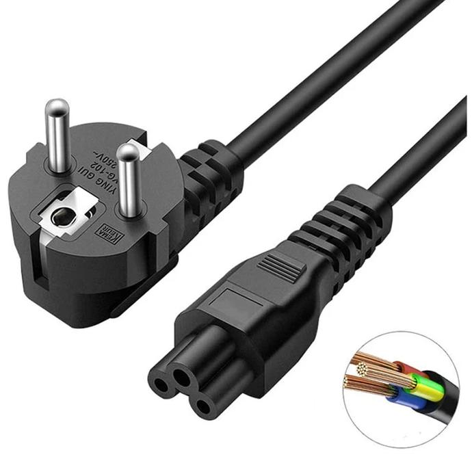 Three Female Laptop Charger Power Cable - CPU Cable-5