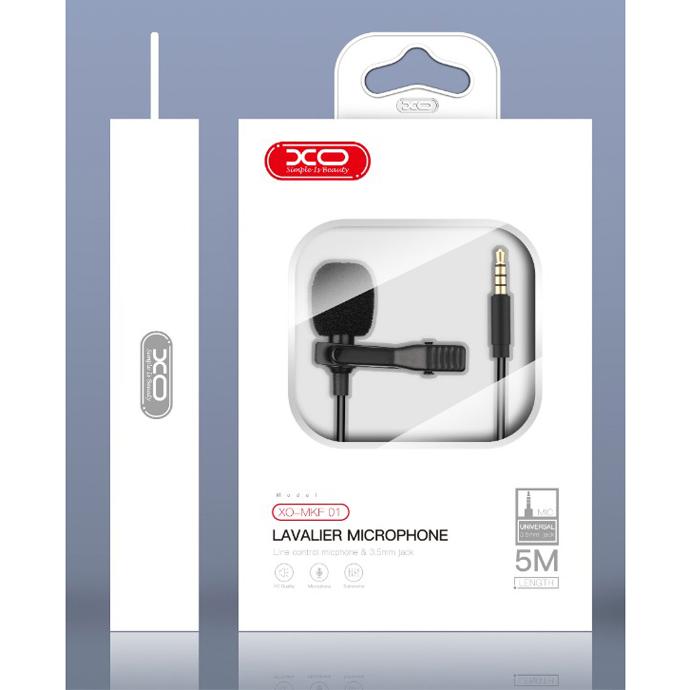 XO MKF-01 3.5mm 5m Wire Lavalier Wireless Microphone