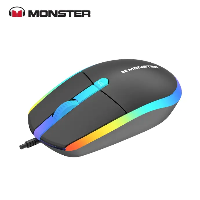 Monster RGB Gaming Wired Mouse For PC/Laptop
