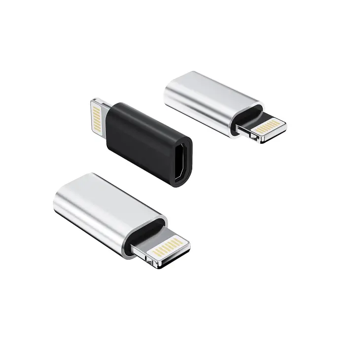 Micro Female to Male iPhone Connector - DCL0M-2 | Versatile Adapter
