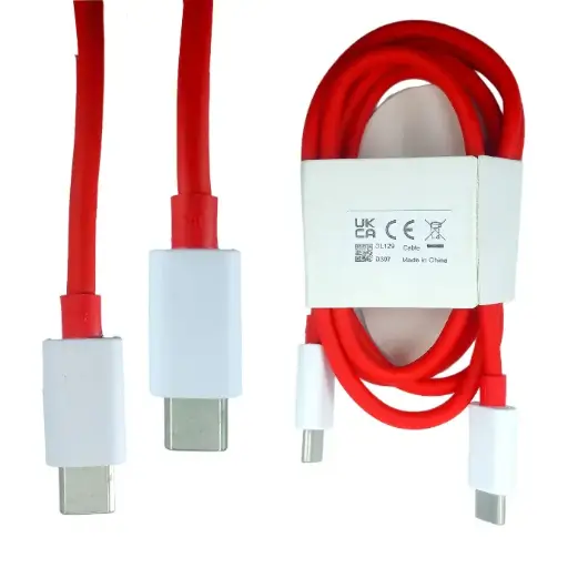 [DCT3S1PL-1] OnePlus Type-C to Type-C Data Charging Cable DCT3S1PL-1 - Durable & Efficient
