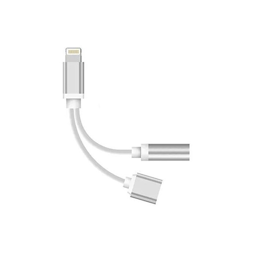 [HF CONECTR-22] iPhone Connector 2-in-1 - Dual Charging & Audio Adapter