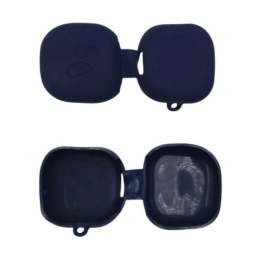 [HFBCASE-17-17] Navy Blue Case for Samsung Buds & AirPods - Stylish & Protective