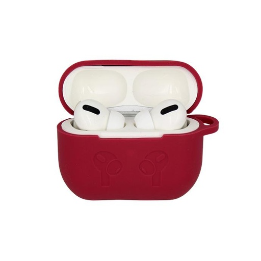 [HFBCASE-19-21] Elegant Maroon AirPods Pro Case - Stylish & Protective Accessory