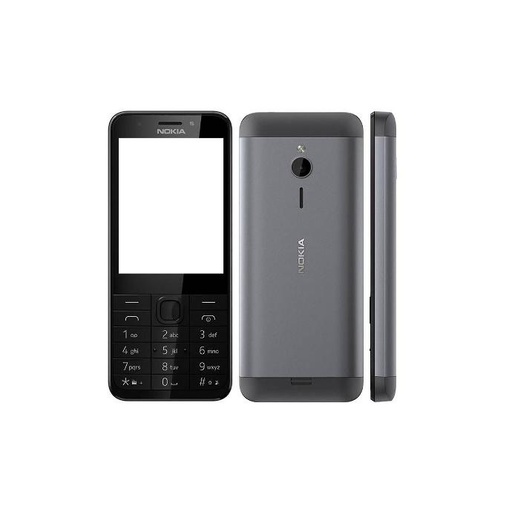 [HS6NK230-3-2] Complete Black Housing Replacement for Nokia 230 - Durable & Stylish