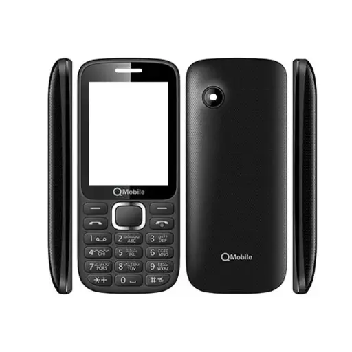 [HS6QB55-1-2] Complete Black Body Replacement for Q Mobile B55 - Durable & Stylish