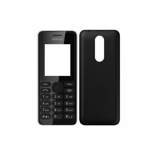 [HS7NK107-2-2] Nokia 107 Housing Front And Back (Black)