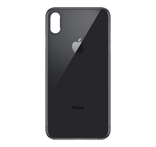 [HS9IP8X-3-2] iPhone X Housing Only Back (Black) - Premium Quality Replacement Panel