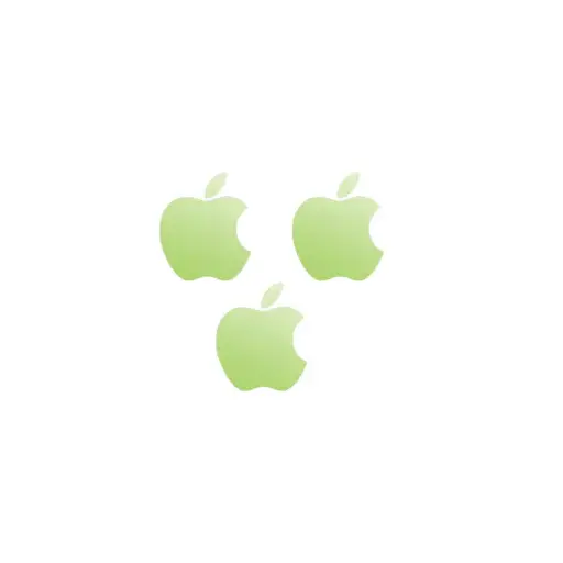 [I PHONE LOGO-1] Apple Glow Logo Sticker for Mobile - Stylish iPhone Accessory IPHONE LOGO-1