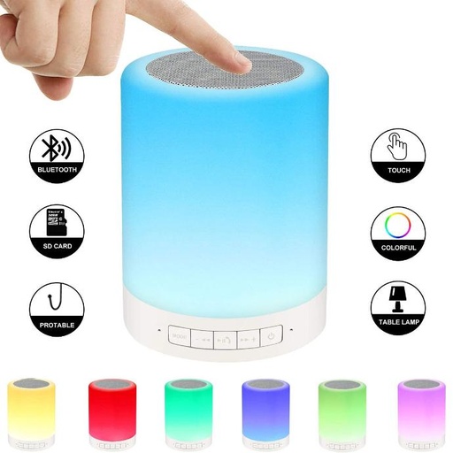[MD2LM4A-13] CL-671 Touch Lamp Portable Speaker - Stylish Audio Solution