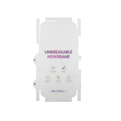 [PL10IP13PR-3] iPhone 13 Pro Unbreakable Membrane Back Sheet - Ultimate Protection