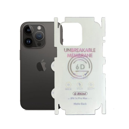 [PL10IP14PR-3] iPhone 14 Pro Unbreakable Membrane Back Sheet - Superior Protection