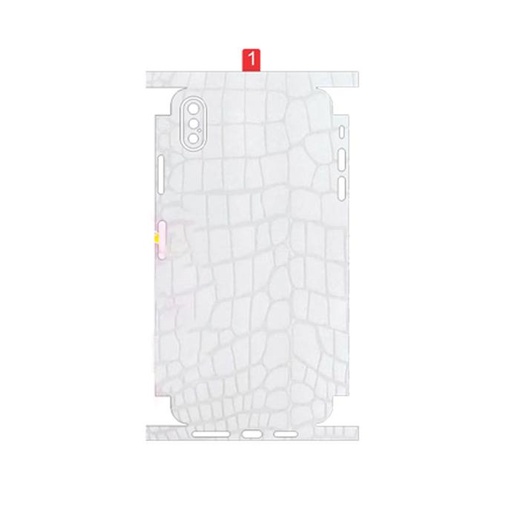 [PL10IPXSMX-5] iPhone XS Max Crocodile Back Jelly Sheet - Stylish & Durable Protection