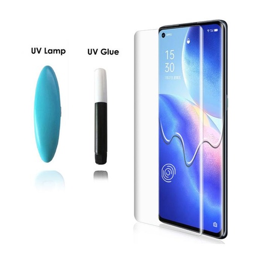 [PL16ONEPL9-1] "OnePlus 9 Lito UV Glass Protector - Premium Screen Clarity & Protection"