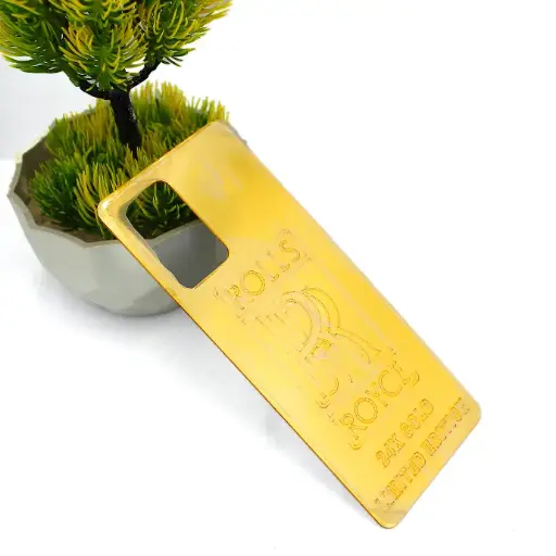 [PL17MINOT10PR-1-5] Golden Plated Back Sheet for Redmi Note 10 Pro