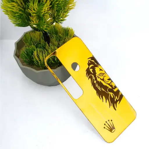 [PL17TSPRK7PR-1-5] Golden Plated Back Sheet for Tecno Spark 7 Pro