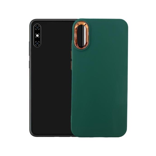 [PO14BHUY6S-3-11] Huawei Y6S Metal King Case Mobile Pouch - Green