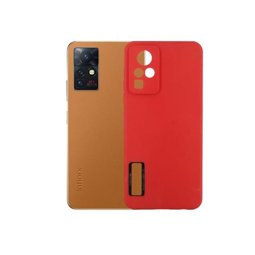 [PO14BIZROX-1-4] Infinix Zero X Logo Transparent Mobile Pouch - Red Design