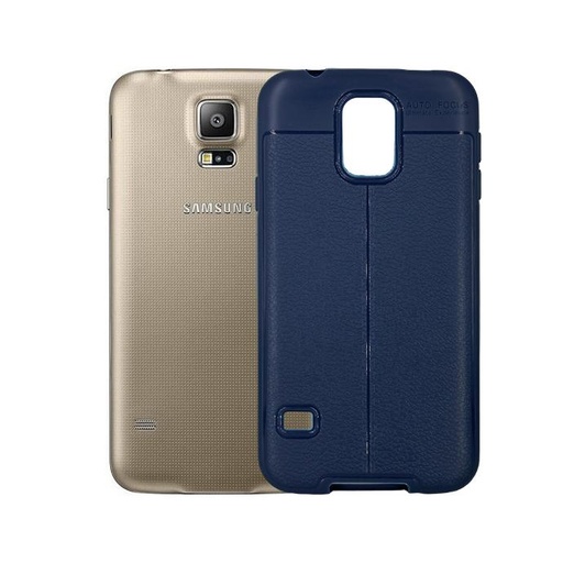 [PO14BSS5-1-3] Samsung S5 Auto Focus Soft Silicone Case Mobile Pouch (Blue)