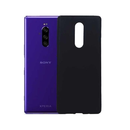 [PO14BSXZ4-0-2] Sony Xperia Z4 Black Soft Silicone Case Mobile Pouch (Black)