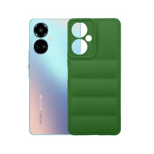 [PO14BTCMN19-3-11] Tecno Camon 19 Soft Pouch Mobile Pouch (Green)