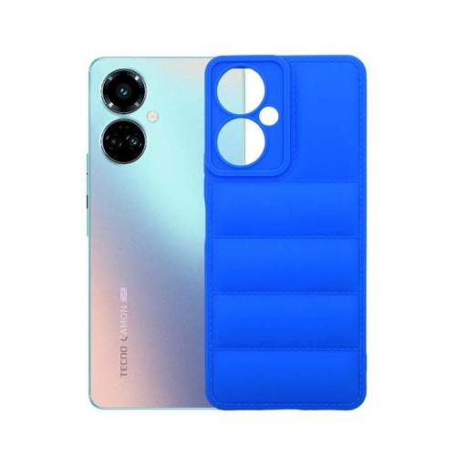 [PO14BTCMN19-3-3] Tecno Camon 19 Soft Pouch Mobile Pouch (Blue)